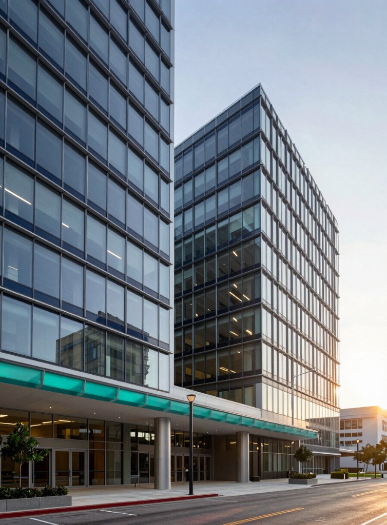 Modern enterprise headquarters building