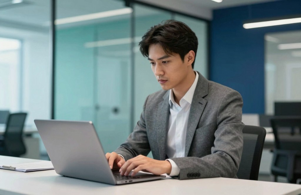 Operations analyst monitoring enterprise systems across multiple screens
