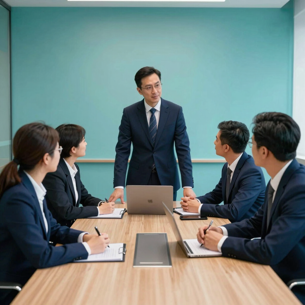 Team lead coaching agents in a modern contact center
